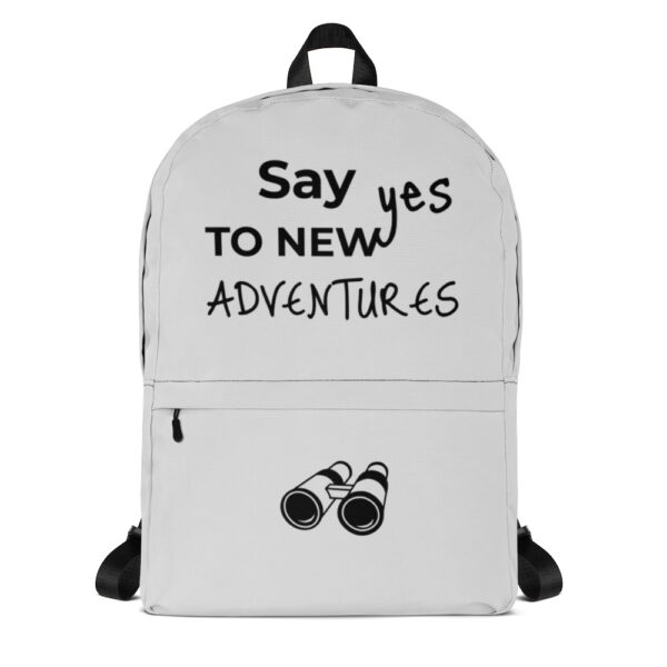 Backpack “Say yes to new adventures”