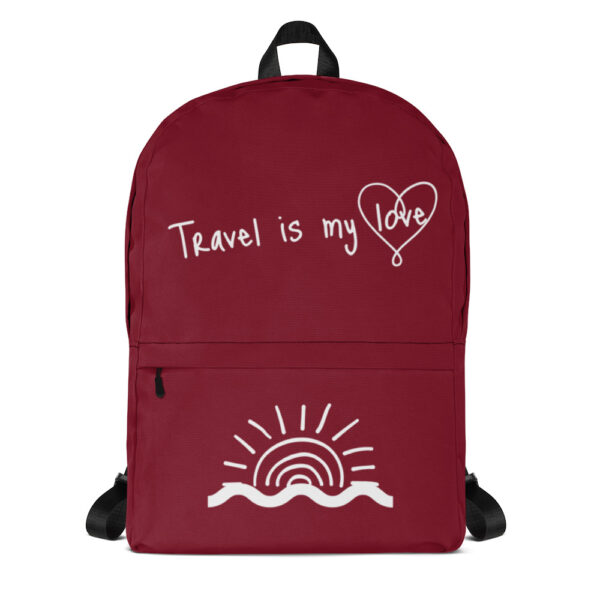 Backpack “Travel is my love”