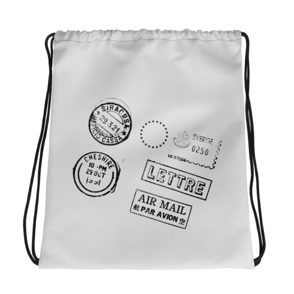 Drawstring bag  “Post stamp”