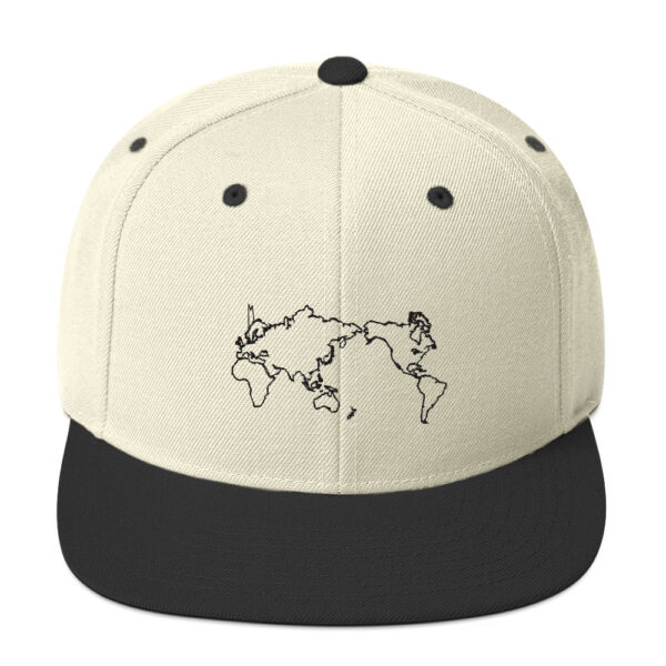 Snapback-Cap “World map”