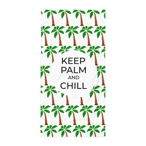 Towel “Keep palm and chill”