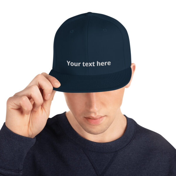 Snapback Hat with your text