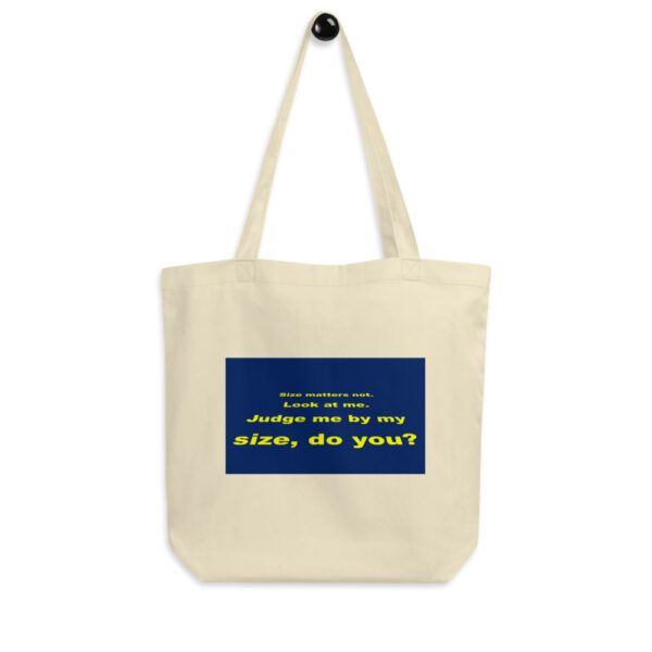 Eco Tote Bag Yoda “Size matters not”